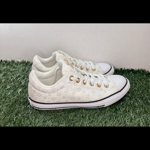 Converse Chuck Taylor AS, Street Slip, White Gold Kids Sneakers.